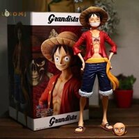 [Ltiomj] 27cm Anime One Piece Figurine Luffy PVC Tượng Nhân Vật Hành Động Monkey D Luffy Đồ Chơi Mô Hình Cười Cổ Điển Cho Trẻ Em [Hot]