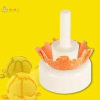 [Ltiomj] 3 Bộ khuôn làm bánh quế giòn Khuôn làm kem bằng nhựa Khuôn sừng Con lăn trứng cuộn DIY Khuôn nấu ăn nhà bếp Trang trí nướng bánh [Hot]