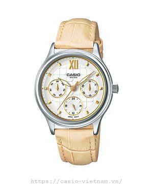 Đồng hồ nữ dây da Casio LTP-E306L- màu 4A, 7A