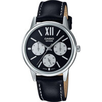 LTP-E312L-1BVDF | Đồng Hồ Casio | Nữ | Dây Da | 6 Kim | Chống Nước WR50M
