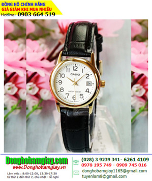 Đồng hồ nữ dây da Casio LTP-V002GL - màu 7B, 9B
