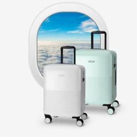 LTZ901 –  Vali du lịch UNBALANCE Travel Zone Lock&Lock – ABS, có khóa TSA, 20 inch 2 màu – (Màu trắng, Màu xanh bạc hà)