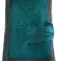 Lú dây 20 vành, 35cm x 50cm, mắt lưới 1p5, lưới xanh trắng, dài 8m. Đánh bắt cá, tép,..  ở sông, ao, hồ, kênh,..