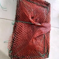 Lú dây 9 cửa ngục, 30cm x 47cm, mắt lưới 2p5, 18 vành, dài 5m, nặng 2kg. Dùng trong đánh bắt cá, tôm, tép,...