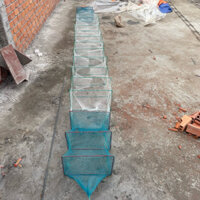 Lú dây bát quái 12 cửa ngục, 18 khung, dài 5m, kích cỡ 30x50cm Bắt Tôm Bắt Cá