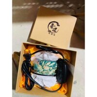 Lư điện xông trầm có hẹn giờ, điều chỉnh nhiệt độ. Sz to tặng túi gấm đỏ may mắn, tài lộc.