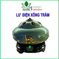 Lư điện xông trầm - lư xông trầm dùng để xông trầm hương, trầm bột, Bột thảo mộc