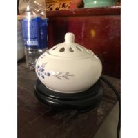 lu đốt trầm bằng điện a hàng bền đẹp xông trầm dất tiện và thơm ạ