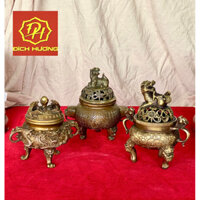 Lư đốt trầm đồng nguyên chất