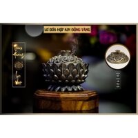 Lư dứa hợp kim đồng vàng size nhỏ