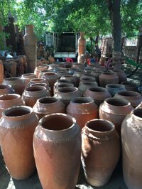 Lu Gốm Đất Nung Decor Cao 80cm