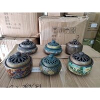 lư gốm xông trầm, lư hương cao cấp