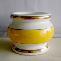 Lư hương thờ cúng bàn thờ gốm sứ vàng