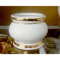Lư hương thờ cúng bàn thờ gốm sứ trắng