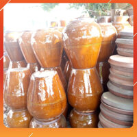 Lu kiệu Rồng, Lu chứa nước, Lu trồng sen, chum chứa nước, kiệu nước miền quê Việt chứa gần 25 lít
