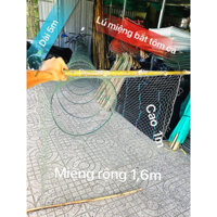 Lú miệng lượt tôm sú, lú bắt cá lưới thái, dài 5m, miệng rộng 1,6m, cao 1m