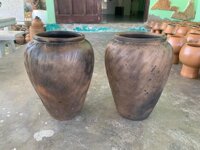 Lu Nho Đất Nung Decor Cao 35cm miệng 18