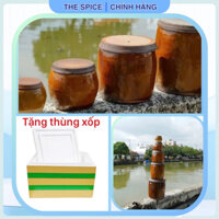 Lu nước, khạp bằng gốm có nắp, khạp tam dùng để đựng gạo tặng kèm thùng xốp