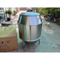 Lu nướng gà vịt inox 80 có cửa sổ kính giá rẻ