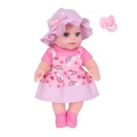 Lu Reborns Baby Doll Comforting Doll Set kèm quần áo Đồ chơi giáo dục trẻ em 30cm
