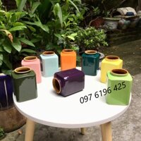 Lu sứ uống bia, uống sinh tố hình vuông