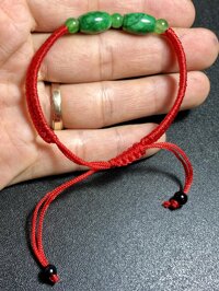 lu thống đá ngọc sơn thủy đan dây đỏ