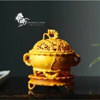 Lư Xông Nụ Trầm Hương - Đỉnh đốt trầm hương sa thạch Gamora Decor