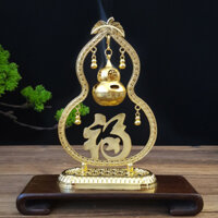 Lư xông trầm hồ lô Ngũ phúc lâm môn loại nhỏ cao 17cm