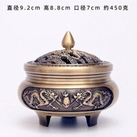 Lư Xông Trầm Hương [LOẠI 1] - Đỉnh Đốt Nhang Bằng Đồng Đúc Nguyên Khối Cao Cấp Thiết Kế Chạm Khắc Tinh Xảo Sắc Nét