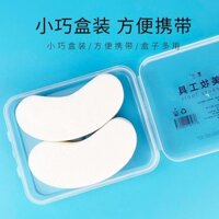 Lụa Ánh Sáng Lớn Lưỡi Liềm Mặt nạ Mắt Giấy Spa Gói Ướt Chăm Sóc Mắt Tự Chế Mặt nạ Giấy Dùng Một Lần Thẩm Mỹ Viện Đen Orchid 2.18-2025