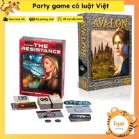 [Luật Việt] Boardgame Avalon The Resistance Tiếng Anh Truyền Thuyết Vua Arthur -Sứ Mệnh Hiệp Sĩ Tigar