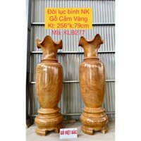 Lục bình nguyên khối 100% gỗ Cẩm Vàng-Gỗ Việt Bắc