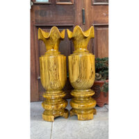 lục bình phong thủy gỗ Cẩm bông gia lai