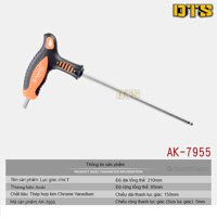 Lục giác bi cầm tay chữ T 5mm Asaki AK-7955