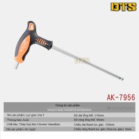 Lục giác bi cầm tay chữ T 6mm Asaki AK-7956