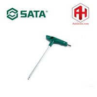 Lục giác bi tay cầm chữ T bọc nhựa 6mm SATA 83112
