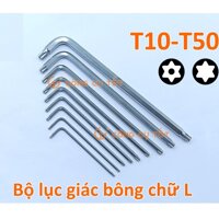 Lục giác bông lẻ Standard chữ L thép S2 - 130x31mm T25