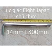 Lục giác Eight Nhật Bản chữ chìm