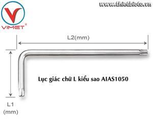 Lục giác sao ngắn T10 Toptul AIAS1050