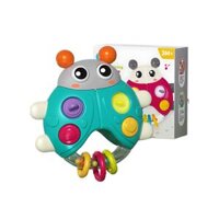 Lục lạc cho bé sơ sinh Goodway Rainbow Ball Pusher 3 tháng tuổi