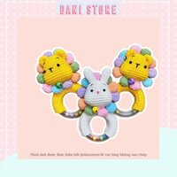 Lục lạc gấu bông len cho bé | Made by Dani