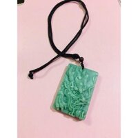 (Lục phiến) Dây chuyền vòng cổ ngọc bội thanh long cổ trang thiết kế cổ trang Trung Quốc