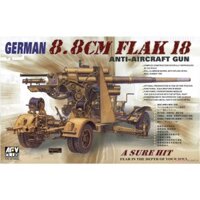 LỤC QUÂN - AFV CLUB - 35088 - 1/35 MÔ HÌNH PHÁO GERMAN 8.5CM FLAK18