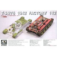 LỤC QUÂN - AFV CLUB - 35S51 - 1/35 MÔ HÌNH XE TĂNG T-34/76 1942 (MADE IN 112RD FACTOR)
