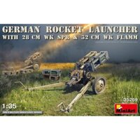 LỤC QUÂN - MINI ART - 35269 - 1/35 MÔ HÌNH PHÁO PHẢN LỰC GERMAN ROCKET LAUNCHER WITH 28CM WK SPR & 32CM WK FLAMM