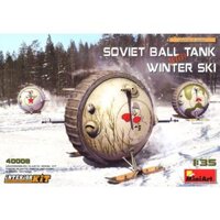 LỤC QUÂN - MINI ART - 40008 - 1/35 MÔ HÌNH XE TĂNG SOVIET BALL TANK W/WINTER SKI.INTERIOR KIT