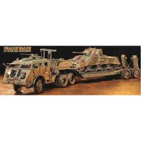 LỤC QUÂN - TAMIYA - 35230 - 1/35 MÔ HÌNH XE ĐẦU KÉO VÀ RỜMOOC U.S. 40 TON TANK TRANSPORTER "DRAGON WAGON"