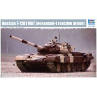 LỤC QUÂN - TRUMPETER - 09555 - 1/35 MÔ HÌNH XE TĂNG RUSSIAN T-72B1 MAIN TANK