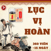 Lục Vị Hoàn hỗ trợ Tư âm bổ thận, nóng về chiều tối, ù tai, ra mồ hôi trộm 360 viên 15 ngày sử dụng