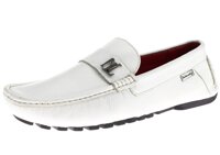 Luciano Natazzi Mens Leather Driving Shoes Air Grant Canoe Slip-On Loafer